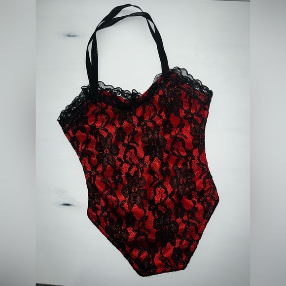 Lace corset bag/ tote / Halloween trick or treat bag - Picture 2 of 4